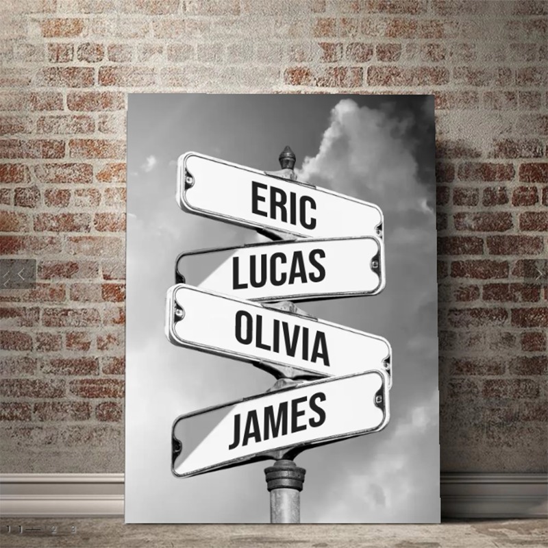 NamesWay Personalized Canvas