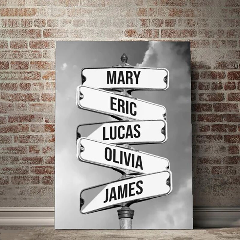 NamesWay Personalized Canvas