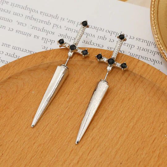 Vintage Sword Earrings (Pair)