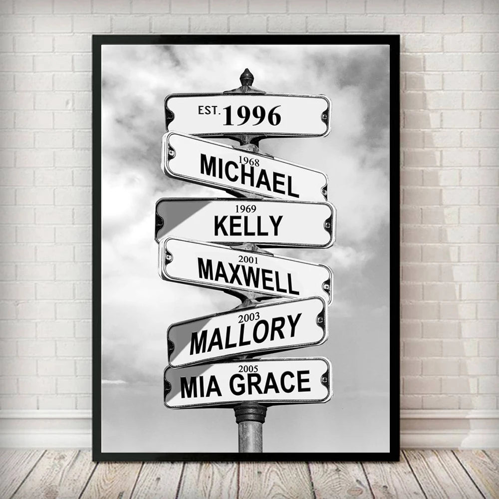 NamesWay Personalized Canvas