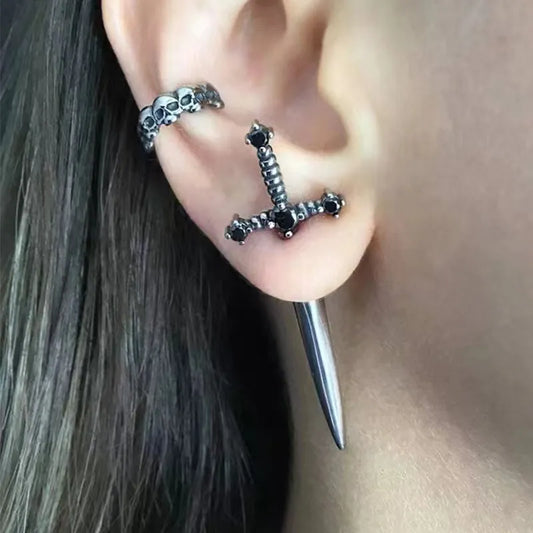 Vintage Sword Earrings (Pair)