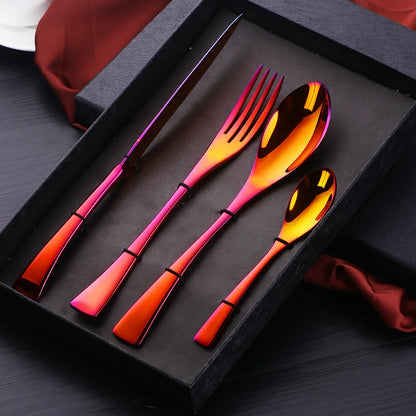 SunSet Glow Flatware