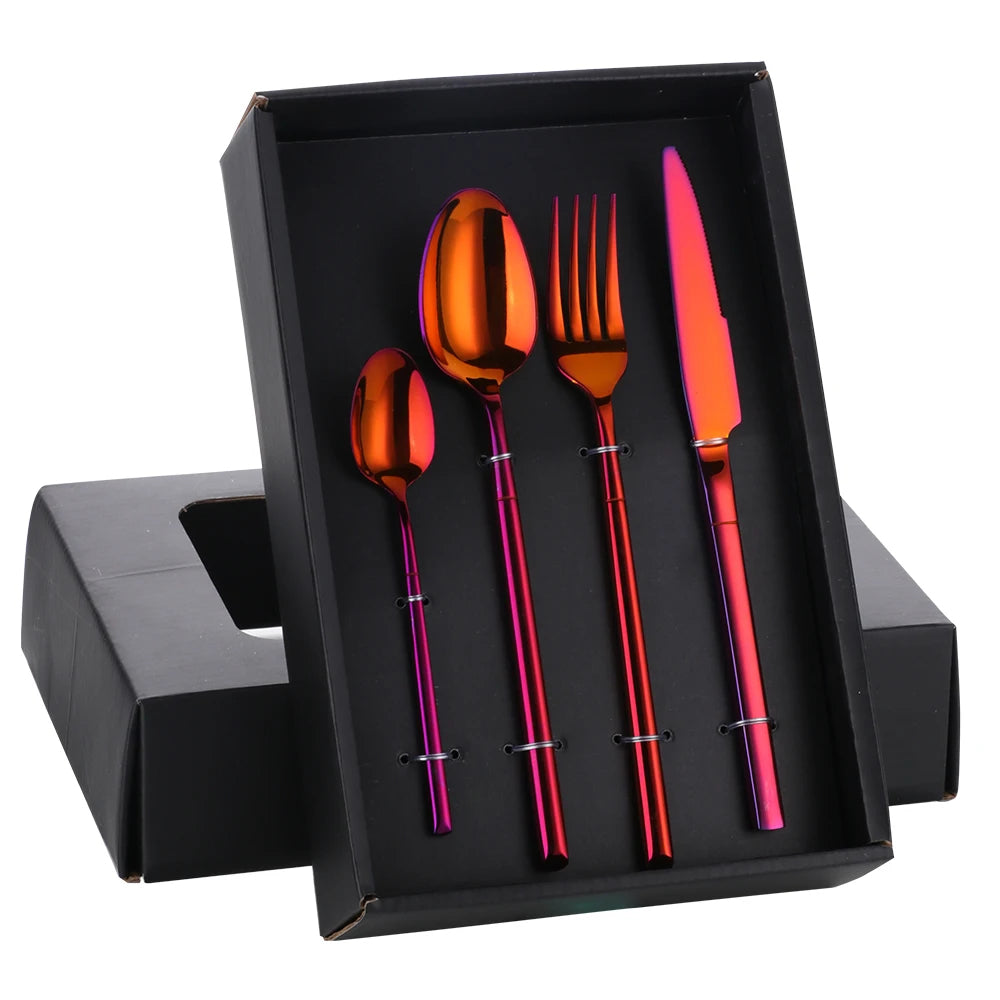 SunSet Glow Flatware