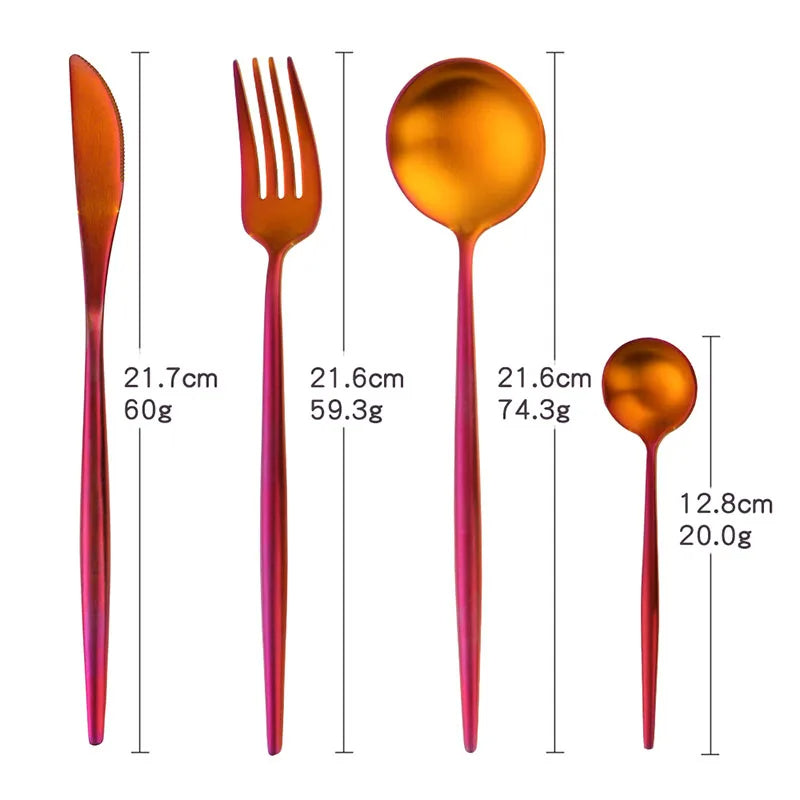 SunSet Glow Flatware